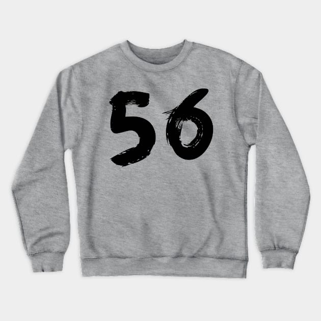 Number 56 Crewneck Sweatshirt by Erena Samohai